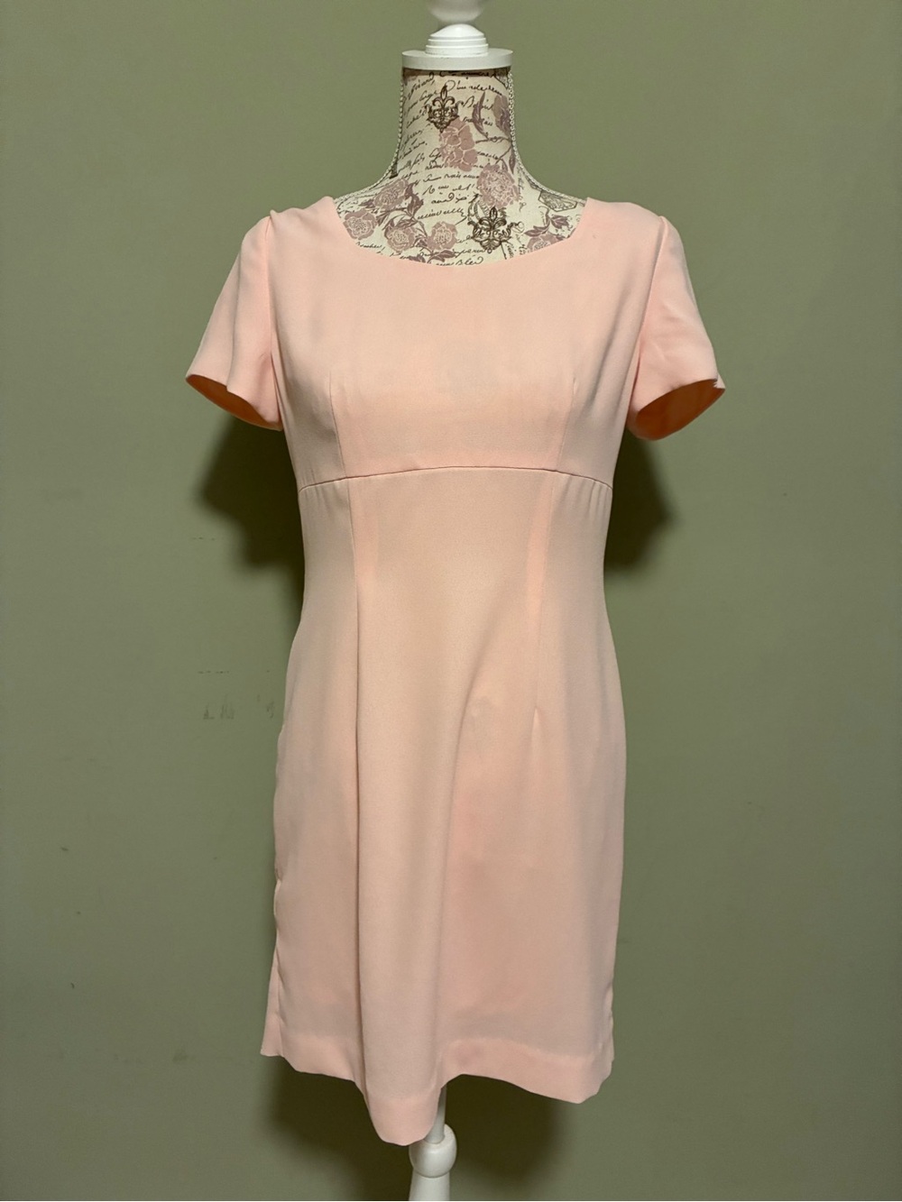Jacqueline Ferrar Pale Pink Short-Sleeve Shift Dress